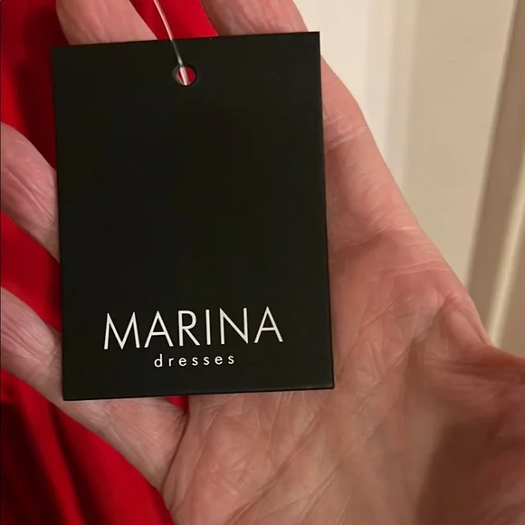 Vibrant Red Wrap Jumpsuit with Flowing Silhouette - Picture 6 of 9